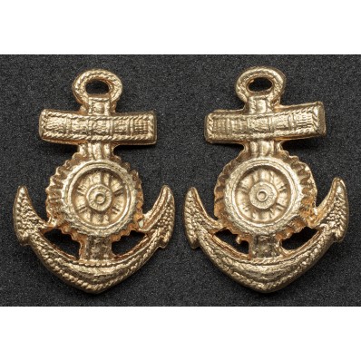 Shoulder Straps Badge - Kriegsmarine Engine Mechanic
