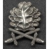 Accessorio per Nastro - Foglie di Quercia con Spade (Argento)