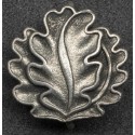 Ribbon Badge - Oak Leaves (Silver)