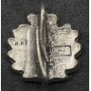 Ribbon Badge - Oak Leaves (Silver)