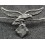 Ribbon Badge - Eagle for Luftwaffe Long Service Medals (Silver)