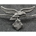 Ribbon Badge - Eagle for Luftwaffe Long Service Medals (Silver)