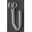 Aluminium Belt Hook for WH/SS German Tunics