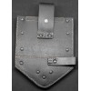 Folding Shovel Cover Type II in Black Leather