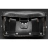 WH/SS Medical Pouch in Black Leather