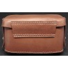 WH/LW Medical Pouch in Brown Leather