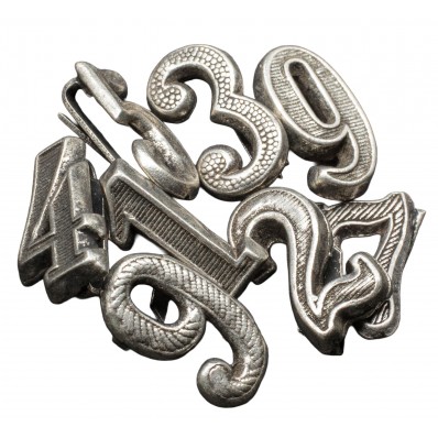 Silver Metal Numbers for German WWII Shoulder Boards