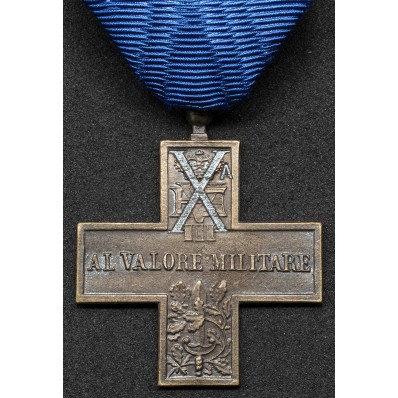 War Cross for Military Valor of the Kingdom of Italy – Xª MAS Version with Engraving over VEIII
