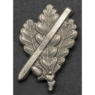 Heer Cap Badge for Ski Troops of the Mountain Infantry