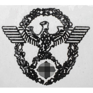 Helmet Decal - Polizei