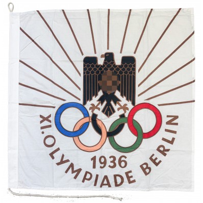1936 Berlin Olympic Games Flag – Cotton