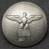 German Uniform Button with Eagle – 24 mm Silver