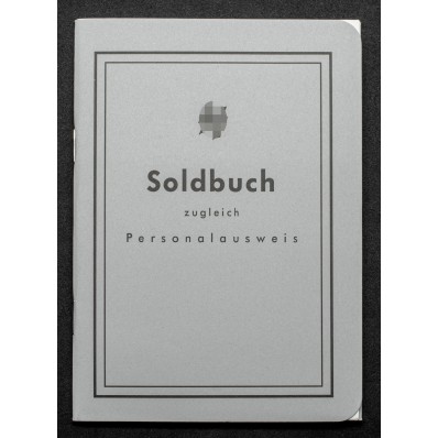 Waffen-SS Soldbuch – Second World War Pay Book and Identity Document