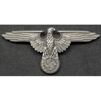 SS Eagle for Visor Cap - Ferdinand Wagner (Silver)