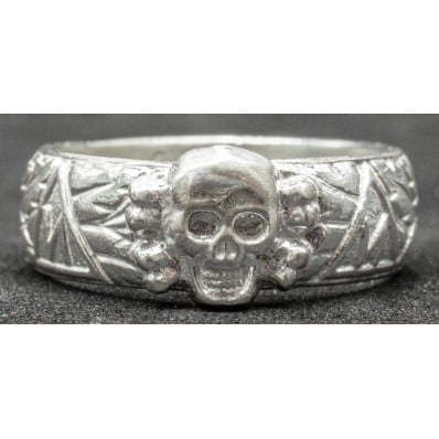 925 silver - Reinhard Heydrich Totenkopfring