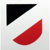 Helm-Abziehbild - Nationales Trikolore-Schild