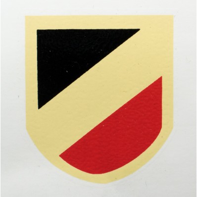 Helmet Decal - National Tricolour Shield (Variant)