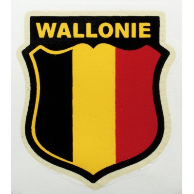 Helmet Decal - Walloon Volunteers Belgium Wallonie