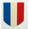 Decalcomania da Elmetto - SS Francesi Scudo Tricolore