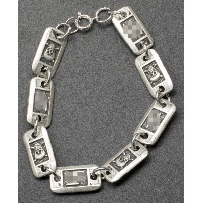 Trench Art Bracelet Made from SS Dagger Chain Elements