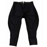 SS-Stiefelhose M32 aus schwarzer Gabardine