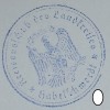 Timbro - Kreisausschuss des Landkreises Habelschwerdt