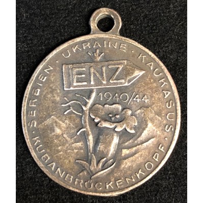Medaglia Commemorativa "Serbien, Ukraine, Kaukasus, Kubanbrückenkopf 1940/44 Enz"