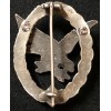 Fliegerschützenabzeichen Für Bordschützen Und Bordmechaniker (Mit Blitzen)