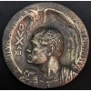 Bronzemedaillon des zwölften Jahres der Revolution