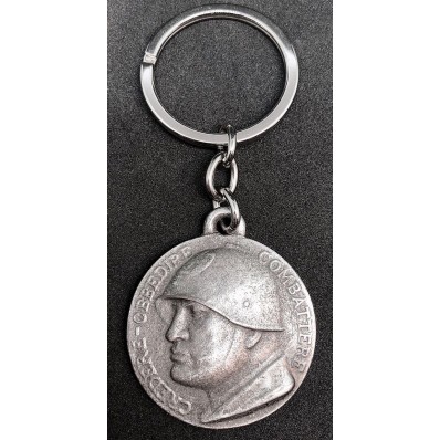 Keyring - Mussolini "Believe Obey Fight"