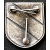 Heer/Kriegsmarine Tropical (Pith) Helmet Insignia (Shield)
