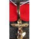 Ribbon Accessory - Clasp with bay leaves and Eagle