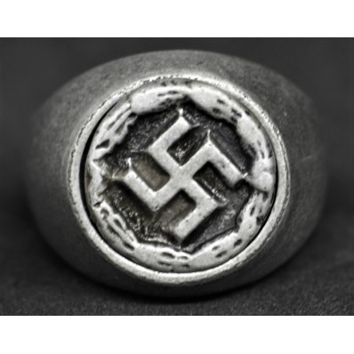 restjes Schuine streep In Ring - Swastika (US 9.5 - UK S) - War Militaria