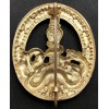 Anti-Partisan Guerrilla Warfare Badge (Empty Gold)