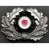 Eichenlaubkranz Mit Korkade For Schirmmütze Hat (Silver