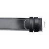 Black Leather Belt for Officers