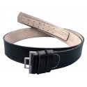 Black Leather Belt for Officers