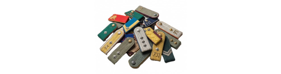 Collar Tabs, Shoulder Boards and Epaulettes